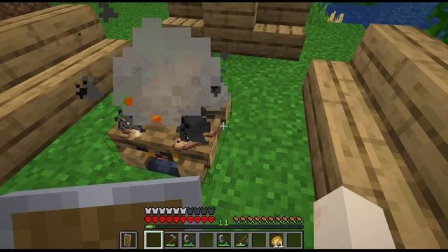 Как  готовиться рыбки в Minecraft