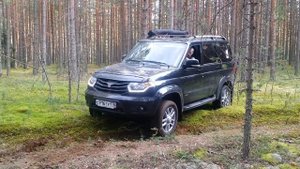 UAZ Patriot. Тест на диагональное вывешивание.