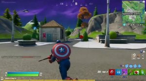 Капитан Америка в Fortnite | "ЗАД АМЕРИКИ"