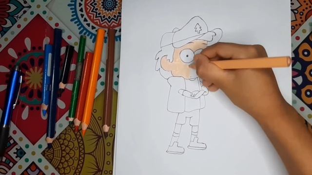 COMO DIBUJAR A DIPPER DE GRAVITY FALLS || GRAVITY FALLS || PASO A PASO MUY FACIL || SOY KEVIN08 смотреть онлайн