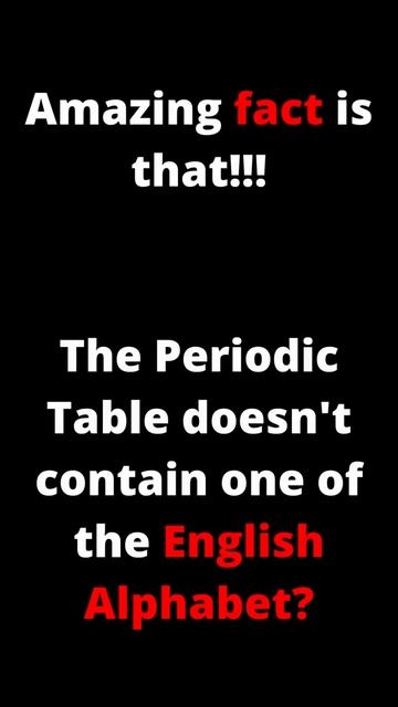 Did you know ? Interesting facts about periodic Table. #facttalksenglish смотреть онлайн