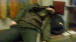 Пьяный в поезде