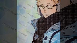 [16+] SFW АСМР | Тсукишима Кей обнимает, целует и дразнит тебя [rus sub]