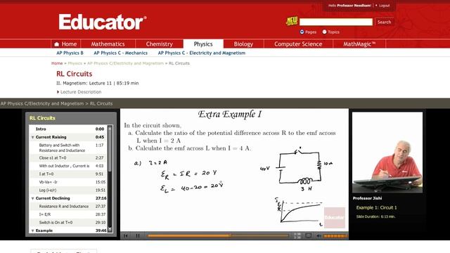 Physics: RL Circuit