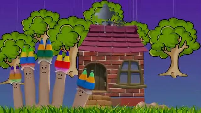 Песенки про пальчики на русском и английском языке для самых маленьких!!!! 1 смотреть онлайн