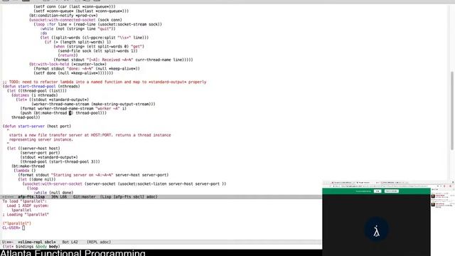 Common Lisp Study 06-19-2018 A Simple Server in CL Part 2