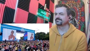 JULIA PARSHUTA RUSSIAN ANTHEM Юлия Паршута поёт гимн России (VK Fest 2023 в Москве) reaction