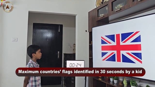 Maximum countries’ flags identified in 30 seconds by a kid смотреть онлайн