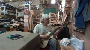 Авторская гитара Антона Хорина по модели мастера Сергея Щеголева