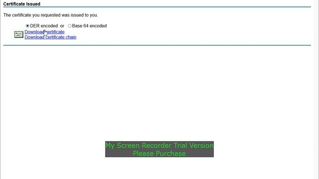Config Enrollment web Service Certificate