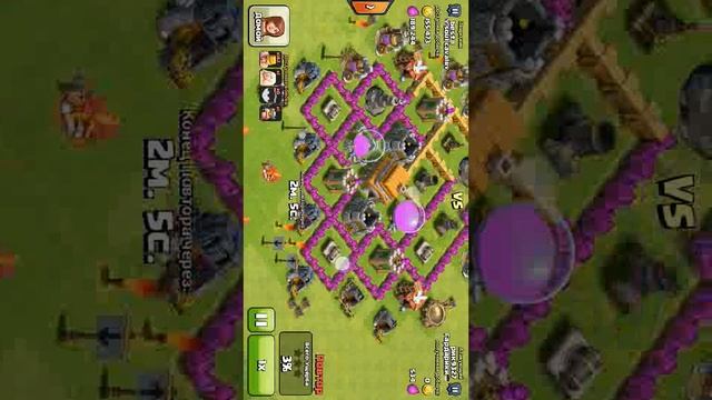 рик9327.Атаки луками и варварами (Clash of Clans) смотреть онлайн