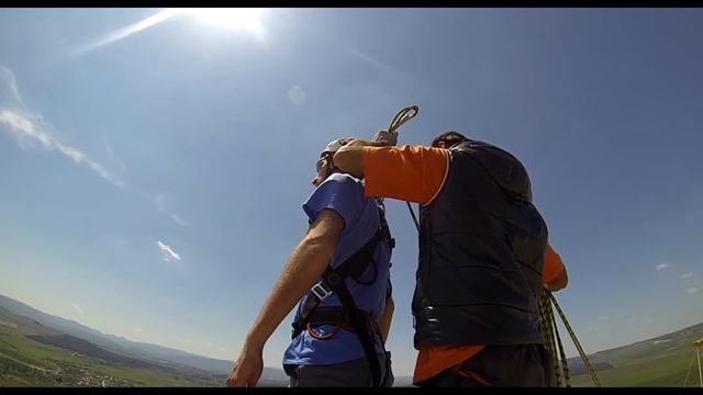Руслан White Rock Ropejumping in Crimea with SKYLINE x-team