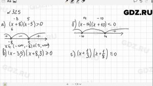 № 325 - Алгебра 9 класс Макарычев