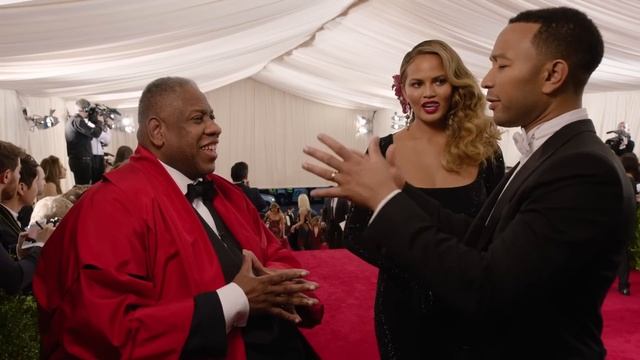 Chrissy Teigen and John Legend at the Met Gala 2015 | China: Through the Looking Glass смотреть онлайн