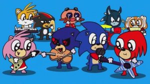 Малыш Соник и его друзья! Персонажи Sonic 3 играют в «Ути-Ути-Гусь» _ Sonic Анимация