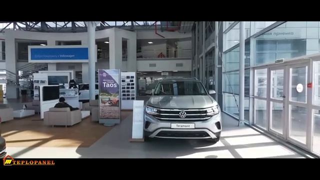Технология инновационного отопления ТЕПЛОПАНЕЛЬ  в автоцентре
