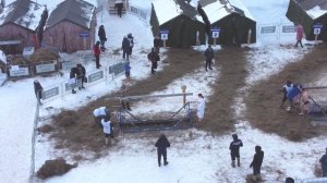 Купание в проруби на Крещение. Тюмень