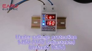 Регулируемое реле напряжения и тока, автоматический  выключатель