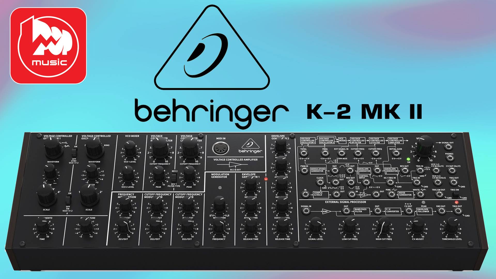 Синтезатор BEHRINGER K-2 MK II - аналог Korg MS-20