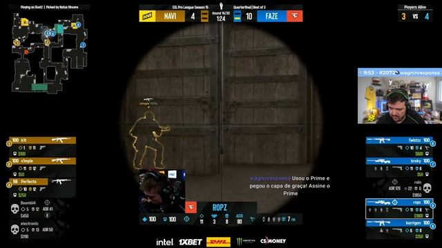 NAVI VS FAZE - DUST2 (MAPA 2)(MD3)(PTBR GAULES) - ESL PRO LEAGUE S 15 смотреть онлайн