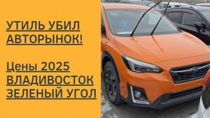 Цены на АВТО в 2025! Владивосток. Зеленый угол.