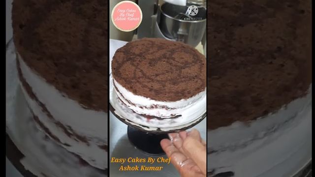 Black Forest Cake Decoration Ideas | Chocolate Shavings ( curls ) For Black Forest Cake Decoration