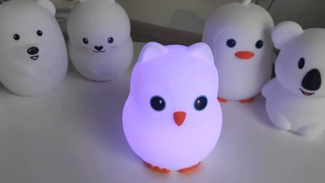 Беспроводной силиконовый ночник LampStory