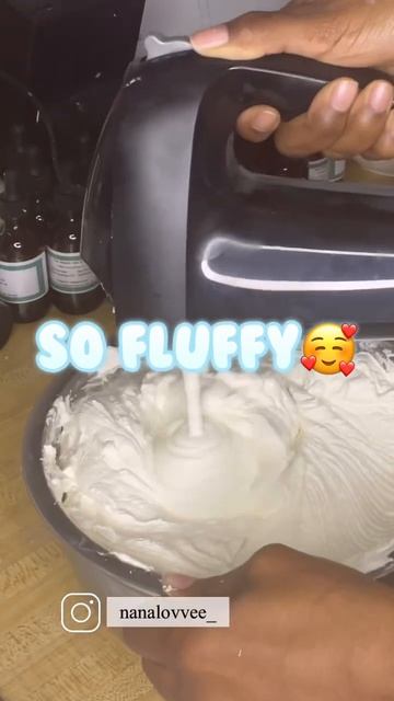 Whipped Shea Butter! #satisfyingvideo #satisfyingasmr #naturalhaircare #veganskincareproducts