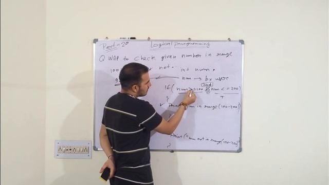 check number in range 100 to 200 or not  C python java | logical programming | @helloworld_institut