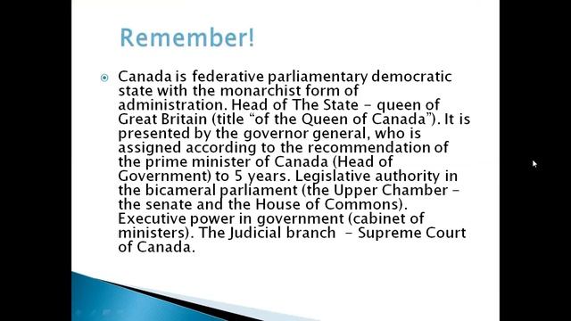 Английский язык Тема: The political system of the USA and Canada. Complex object. смотреть онлайн