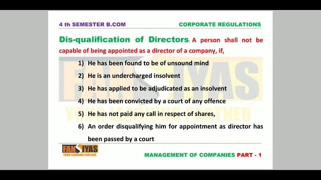 Management of Companies Part-1 | Corporate Regulations | B.Com 4th Semester | Calicut University смотреть онлайн