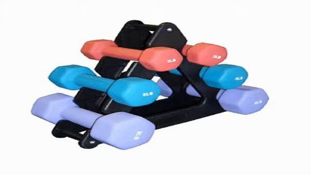 Amber Fight Gear 32 Pound Neoprene Dumbbell Set смотреть онлайн