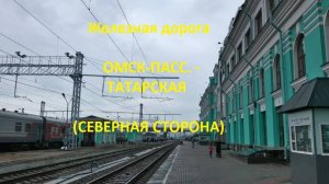 Железная дорога Омск-Пасс. - Калачинская - Татарская  (вид из окна поезда, сев. сторона) (ЗСЖД)