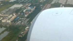 Боинг- 777-Москва-Бангкок Тайские Авиалинии. Посадка.