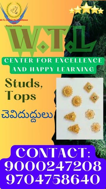 WTL CENTER Spoken English DAY-11 (ORNAMENTS) ఇంగ్లీష్ లో మాట్లాడాలంటే WTLకి రావాలంతే