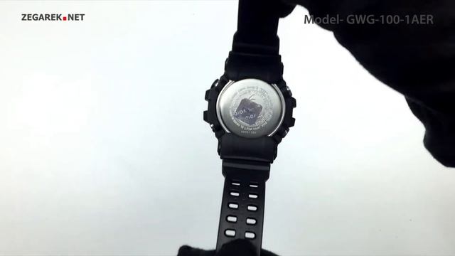 Casio G-SHOCK Master of G GWG-100-1AER Mudmaster - Zegarek.net смотреть онлайн