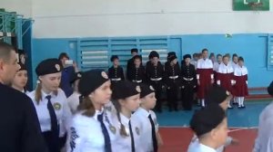 6 класс 2018 год   Смотр строевой песни