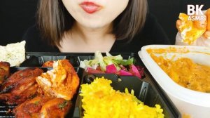 ASMR INDIAN FOOD (SEAFOOD CURRY + TANDOORI CHICKEN + NAAN) 인도음식 먹방 (EATING SOUNDS)MUKBANG