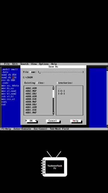 8 bit Subtraction program in 8086 Microprocessor | Assembly Language Programming | TechnonTechTV смотреть онлайн