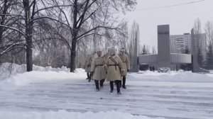 День освобождения от блокады Ленинграда.  На безымянной высоте.