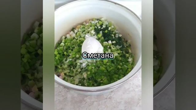 Окрошка на тане.