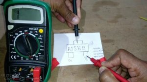 How to check a1shb mosfet with multimeter l smd mosfet test and pin out