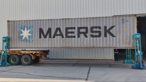 Мобильная автоматизированная система спуска-подъема контейнеров г/п 40т