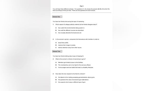 C1 Advanced Listening test 1 - Task 1 with answer keys смотреть онлайн