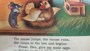The book read aloud: “The cat and the mouse” аудиокнига на английском для детей. А1