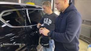 Восстановление пленки на кузове нагревом