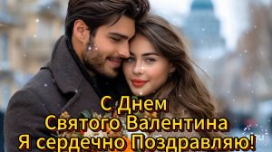 С Днем святого Валентина - Пусть жизнь будет наполнена любовью