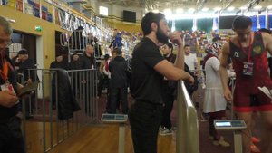 Взвешивание борцов до 86 кг,2 ч.