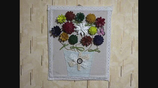 Панно из сосновых шишек . смотреть онлайн