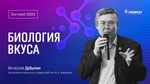 Лекторий ЭФКО. «Биология вкуса» – профессор МГУ, доктор биологических наук Вячеслав Дубынин